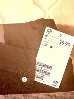 H&M Men’s Dark Brown Chinos